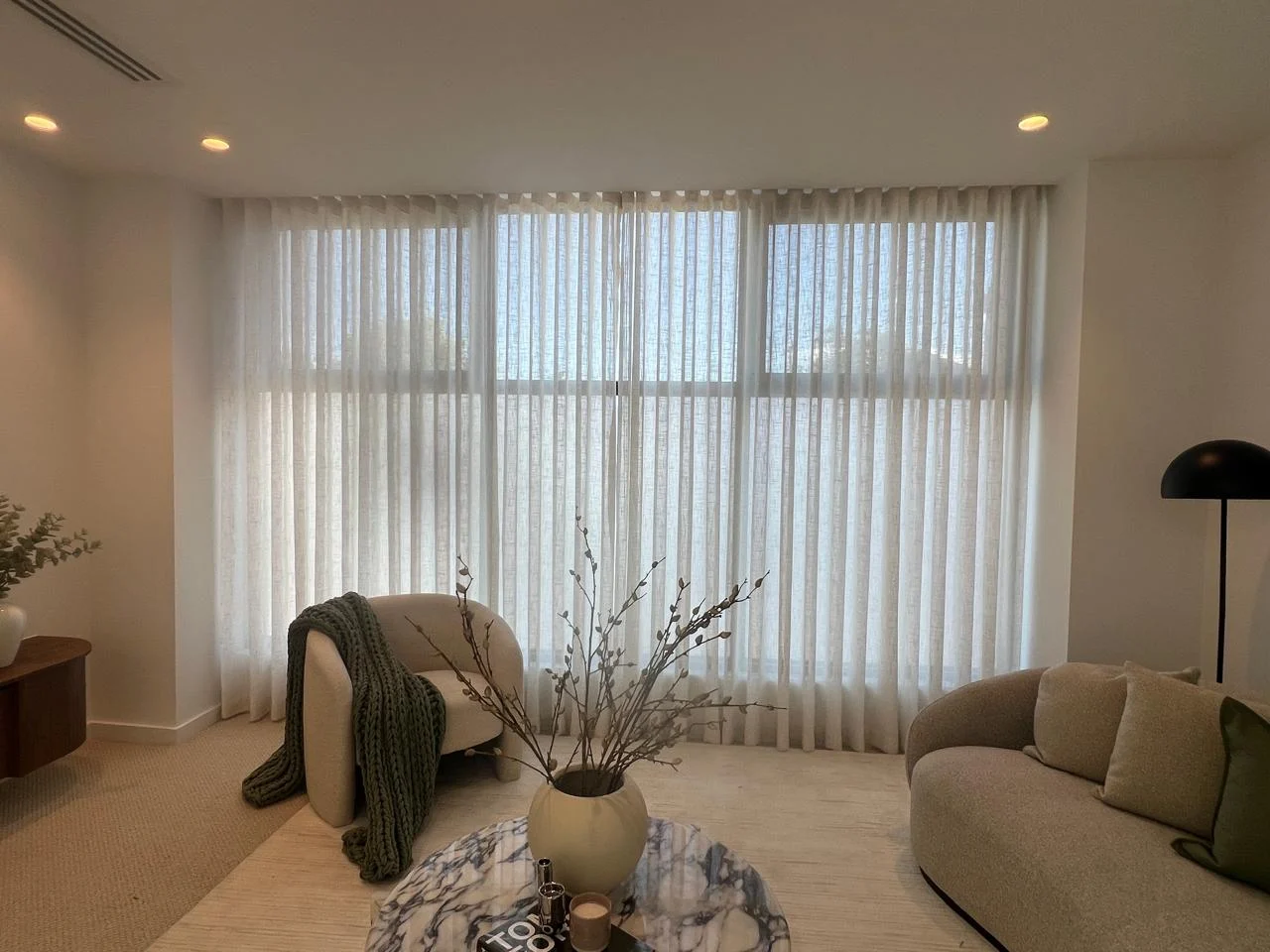 Supplied Daman project photograph — Sheer Curtains
